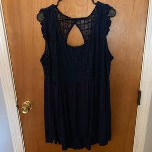 Short sleeve baby-doll top